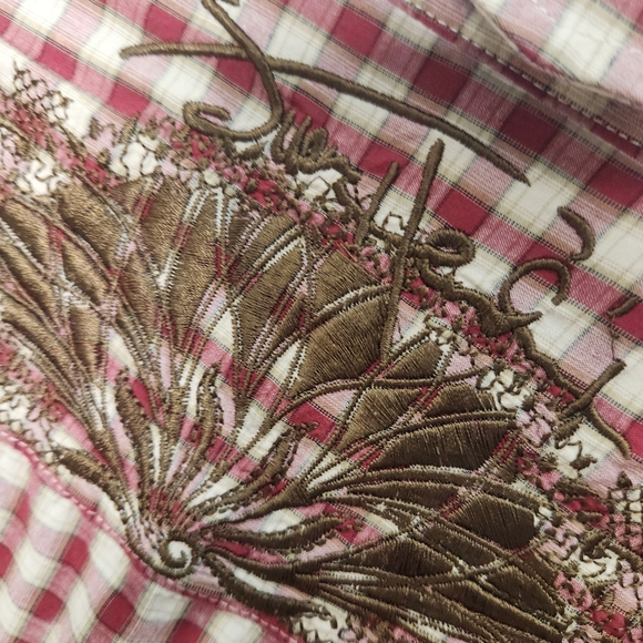 The Purple Label Authentic Hendrix Rock & Roll Religion Embroidered Shirt  SMALL - Picture 7 of 11